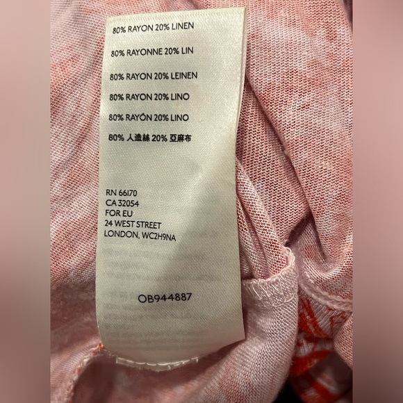 FREE PEOPLE "Mimi" Halter Crew Neck Keyhole Closure Rayon/Linen Small Exc. Cond. - Picture 5 of 6